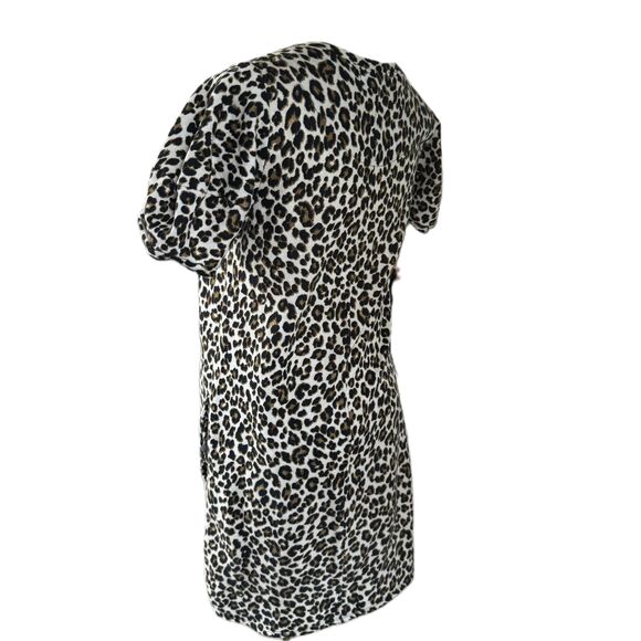 Velvet By Graham & Spencer Anthropologie Leopard Print Dress Women XS Maximalist - Picture 7 of 16